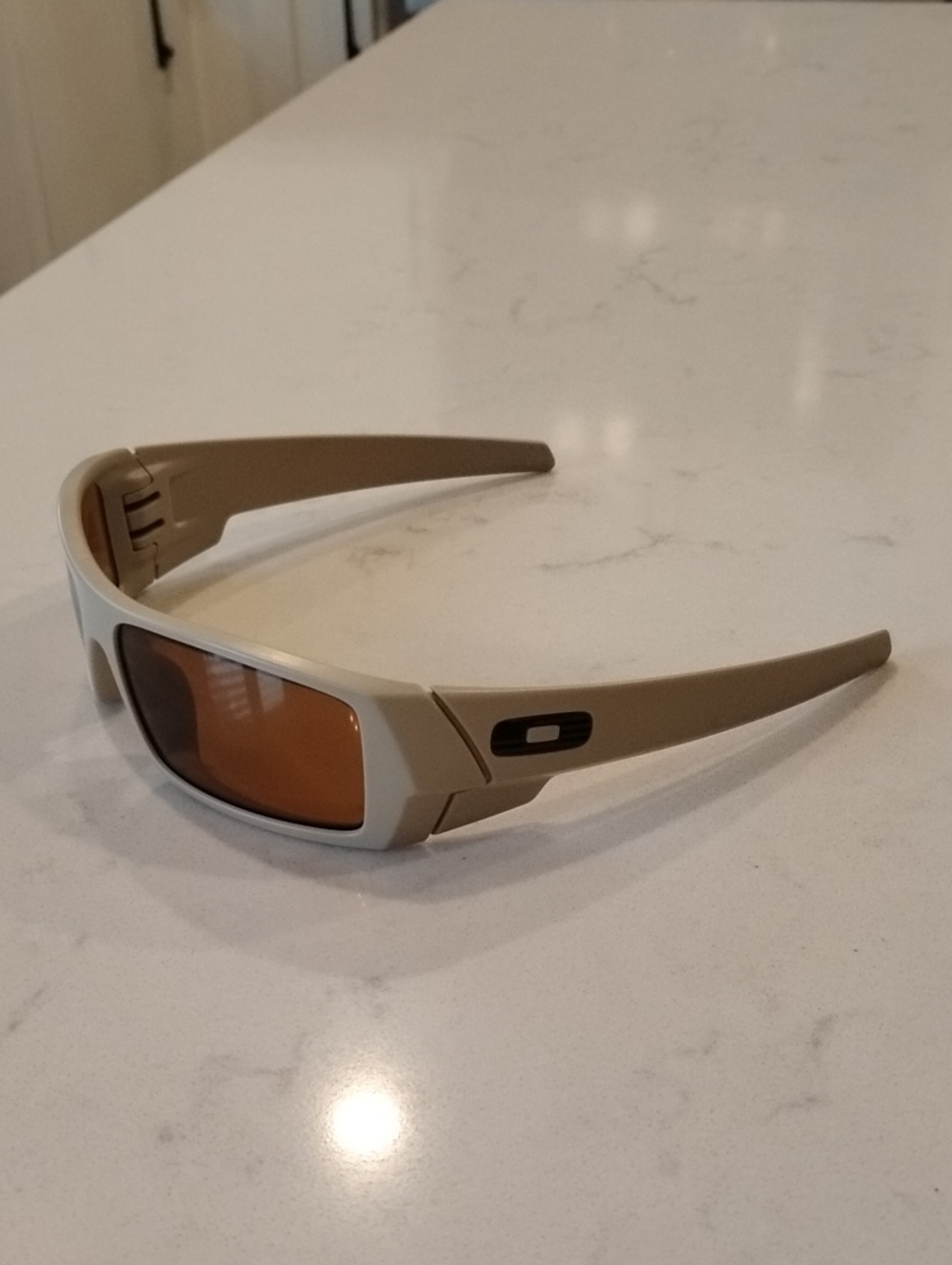 Oakley Desert Sand Gascan Sport Sunglasses with Brown Lenses